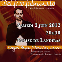 DEL FOCO FULMINATO - Airs de bravoure pour basse