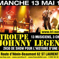 la troupe johnny légende en concert