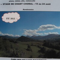 Stage de chant choral et de découverte de la moyenne montagne cantalienne