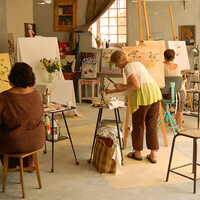 Stages de peinture sur la transparence