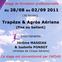 Trapèze et agrès aériens (fixe ou ballant)