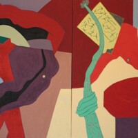 "Lignes courbes - Fenêtres ouvertes" d'Yvan Erpeldinger chez Bulles d'art