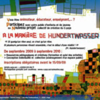 Appel à participation - projet de création collectif "A la manière d'Hundertwasser" - séance d'info le 15/09/2009 à Liège