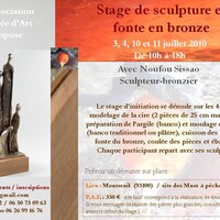 Sculpture et fonte en bronze