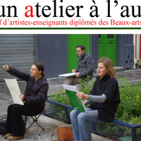 Cours de perspective et dessin en extérieur
