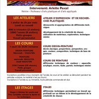 Cours de dessin et de peinture, ateliers et stages