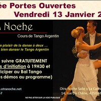 Cours de tango argentin: Soirée portes ouvertes vendredi 13 Janvier 2012