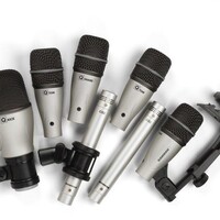 Kit de 7 micros Samson, pour batterie. Matériel neuf.