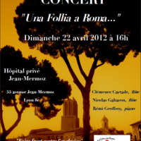 Concert "Una Follia a Roma" avec l'association Bouée d'Espoir