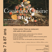 Stage Couleurs/Cuisine Hiver