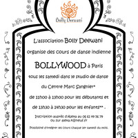 Cours de danse BOLLYWOOD à Paris