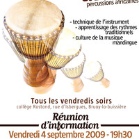 Cours de djembe et dunduns