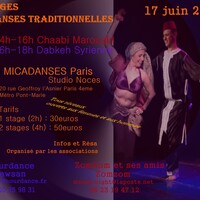 Stages de Danses Traditionnelles Arabes : Dabkeh Syrienne et Chaâbi Marocain