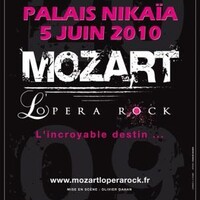 Mozart l’Opéra Rock au Palais Nikaïa à Nice le Samedi 05 Juin 2010 à 15h et 21h