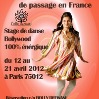 Stage danse BOLLYWOOD à Paris du 12 au 21 avril avec Nidhi Mehta