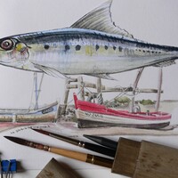 Aquarelle  Noirmoutier 