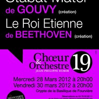 Concert Stabat Mater de Gouvy et Le Roi Etienne de Beethoven 