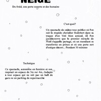 Neige, spectacle de contes d'hiver