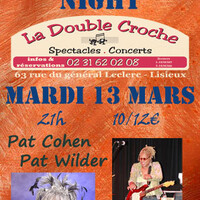Ladies Blues Night Tour avec Pat"Mother Blues" Cohen & Pat Wilder (BLUES USA)