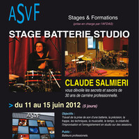STAGE BATTERIE STUDIO CLAUDE SALMIERI