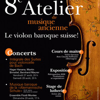 Cours de maître de violon baroque (26+27.08.2010, Gruyères, Suisse)