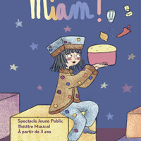 spectacle de théâtre musical MIAM a partir de 3 ans