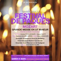 FESTIVAL DE PAQUES - Mozart Grande Messe en ut mineur