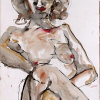 STAGE DE DESSIN PEINTURE " INITIATION AU CORPS AQUARELLE"" avec modèle -" atelier de Ludivine" 