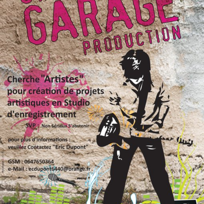 Projet track en studio d'enregistrement