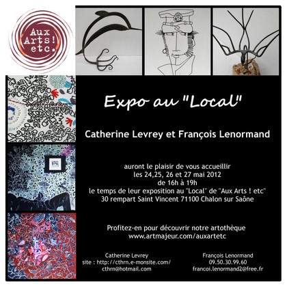 Exposition ferrailles et broderies