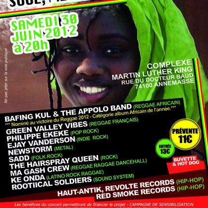 Concert Reggae, Rock, Hip Hop, Soul , Metal & Sound System :