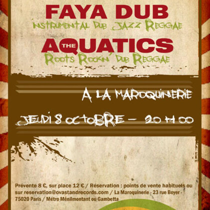 Alternative reggae night vol. 1 - the Aquatics + Faya Dub