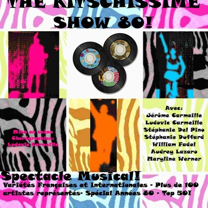 Les Apartés présentent "The Kitschissime Show 80!" Spectacle musical/Soirée cabaret