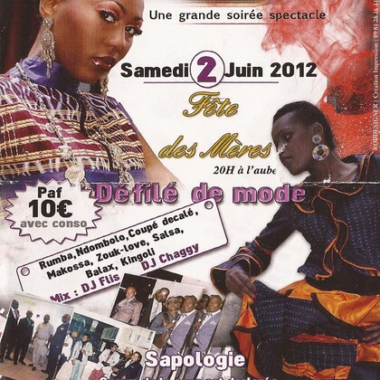 FETE DES MERES : GUIZZO RESTO AFRICAIN ORGANISE UNE GRANDE SOIREE SPECTACLE/DEFILE DE MODE