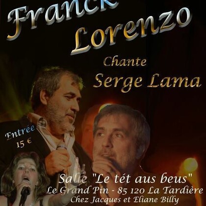 Concert "Franck LORENZO Chante Lama"