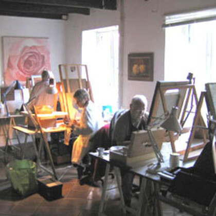 stage et cours de peinture avec 2 artistes professionnels