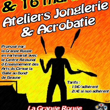 Stage jonglage et arts du cirque