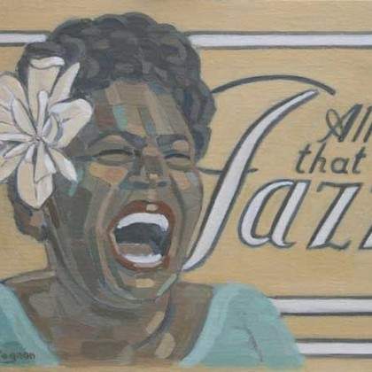 Less peintures de J-Paul Pagnon autour du Blues et du Jazz