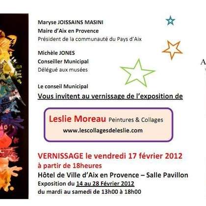 EXPOSITION LES COLLAGES DE LESLIE