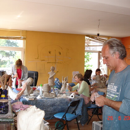 Cours de sculpture en atelier enl ligne en dvd via internet