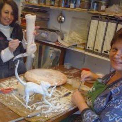 Stage de week-end sculpture plâtre sur armature