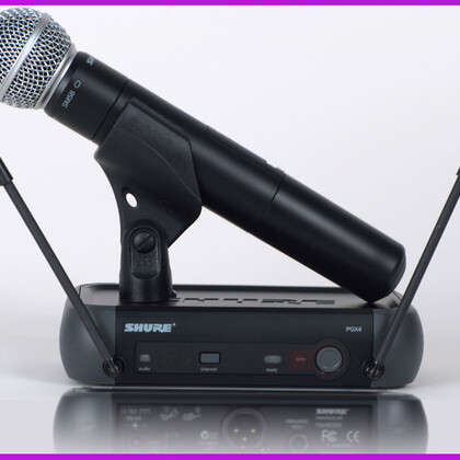 Micro HF SHURE PGX24 / SM58 totalement neuf