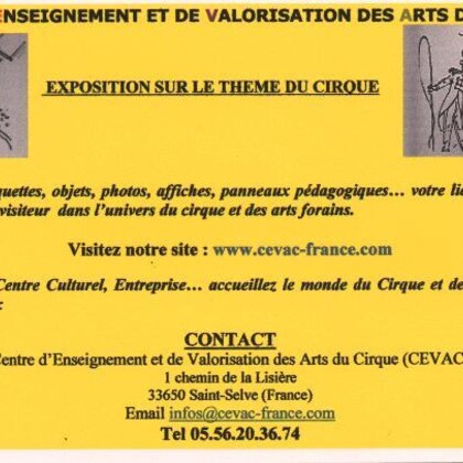 Expositions itinérantes "Arts du Cirque"
