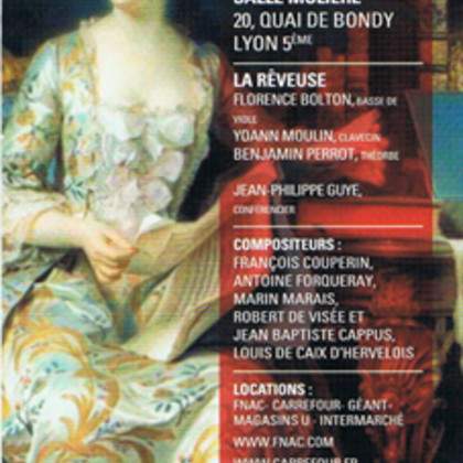 Ens. La Rêveuse concert baroque et conférence l'Art du portrait"