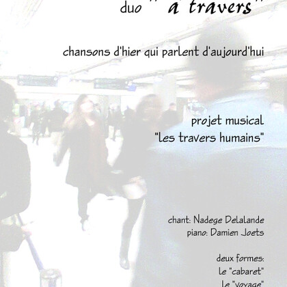 duo "à travers" chansons d'influences francaise et jazz