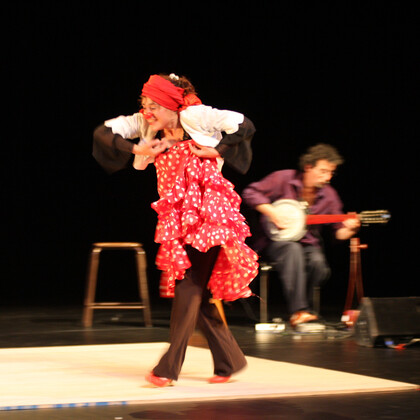 stage de clown sensible et performance, aout 2012 Saumane de Vaucluse