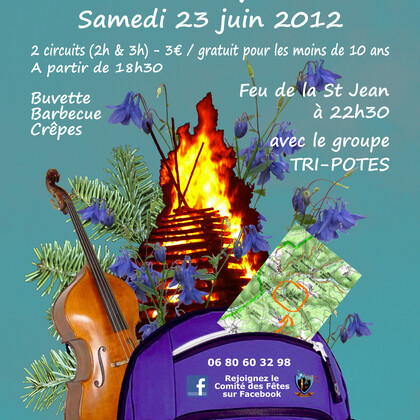 Concert gratuit du groupe TRI-POTES à SAINT-JEAN-SAINT-GERVAIS / Randonnée pédestre / Feu de la Saint-Jean