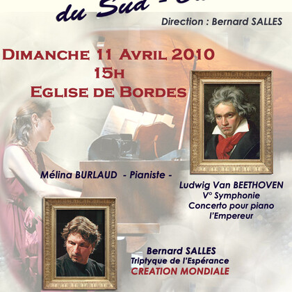 Concert SOLISTE avec Création Mondiale de B.SALLES