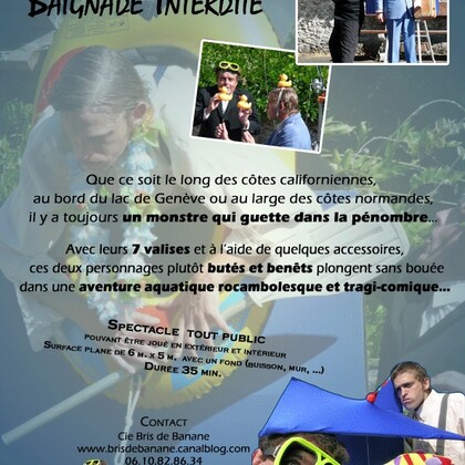 Baignade interdite - cie bris de banane