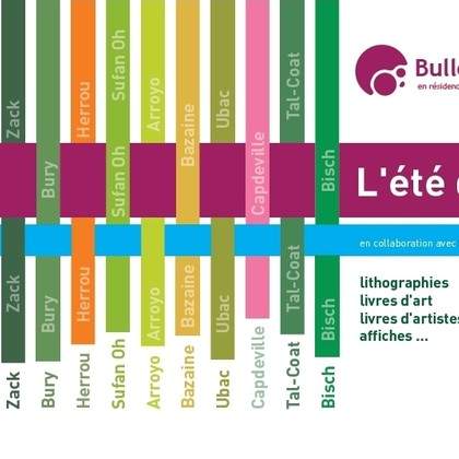 L'été de la litho chez Bulles d'art avec les Editions Maeght